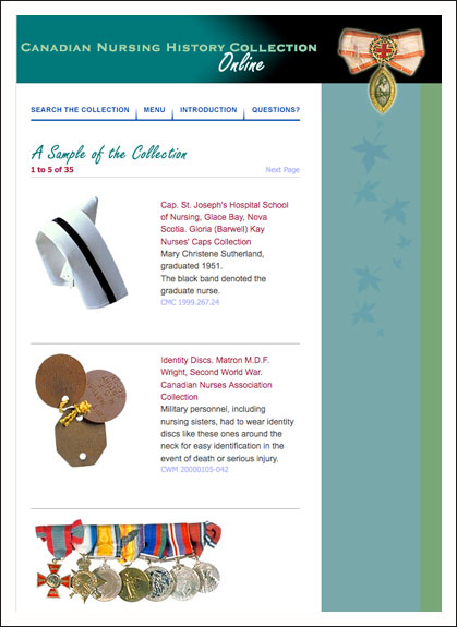 Captura de pantalla del sitio web