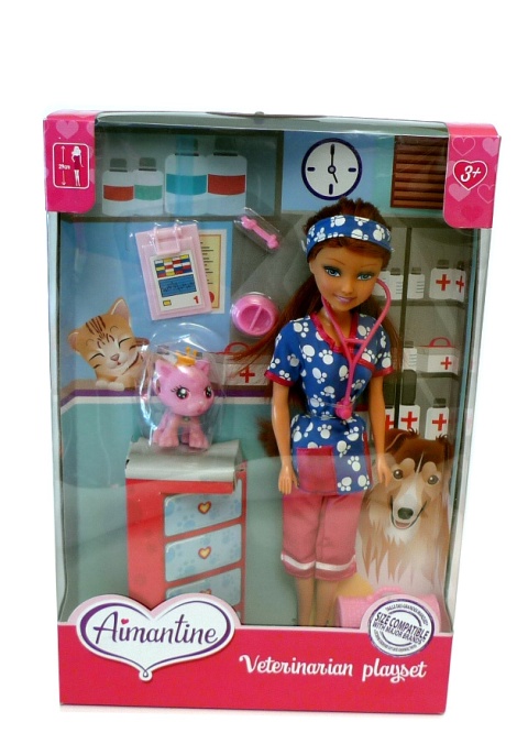 La muñeca Aimantine y su consulta de veterinaria